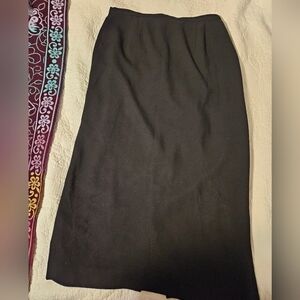 Vintage Travis Ayers Skirt Womens 14 Black